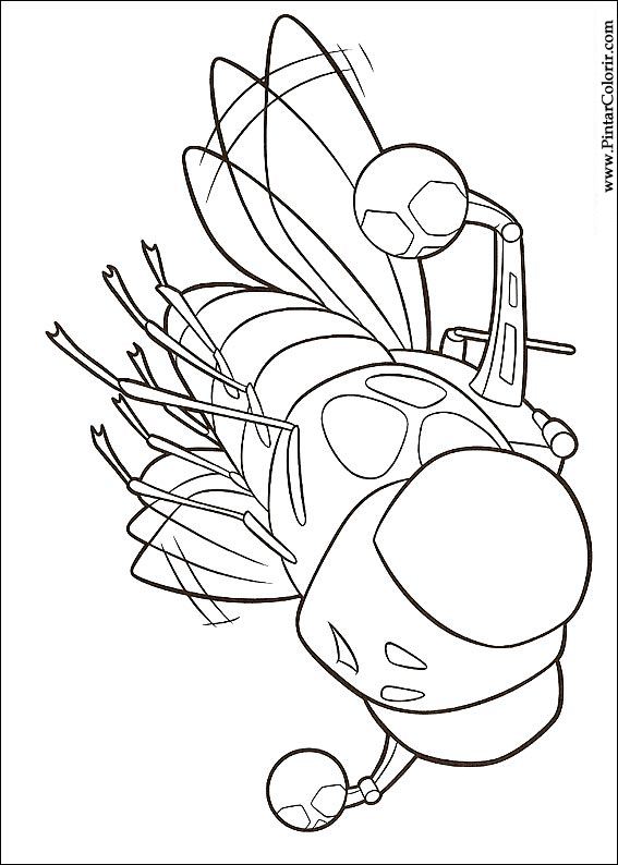 Pintar e Colorir Forca G - Desenho 007