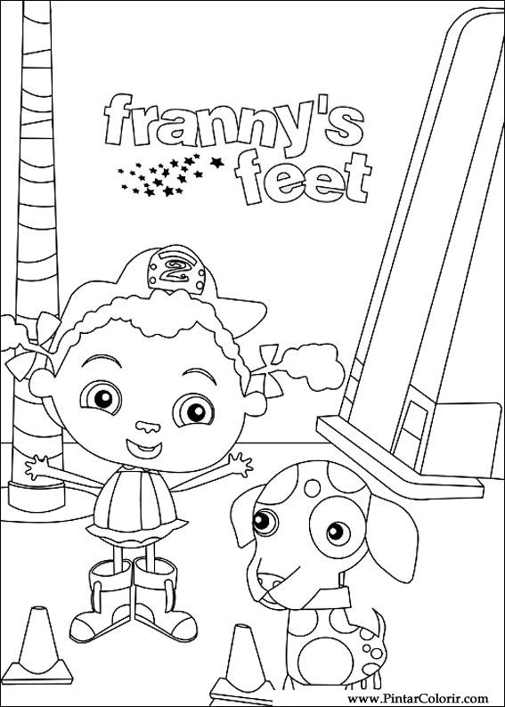 Pintar e Colorir Franny - Desenho 001