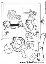 Pintar e Colorir Garfield - Desenho 026