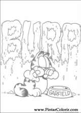 Pintar e Colorir Garfield - Desenho 056