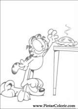 Pintar e Colorir Garfield - Desenho 067
