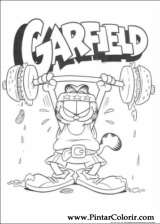 Pintar e Colorir Garfield - Desenho 103
