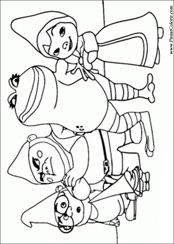 Pintar e Colorir Gnomeu Julieta - Desenho 009