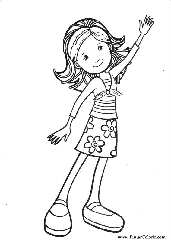 Pintar e Colorir Groovy Girls - Desenho 004