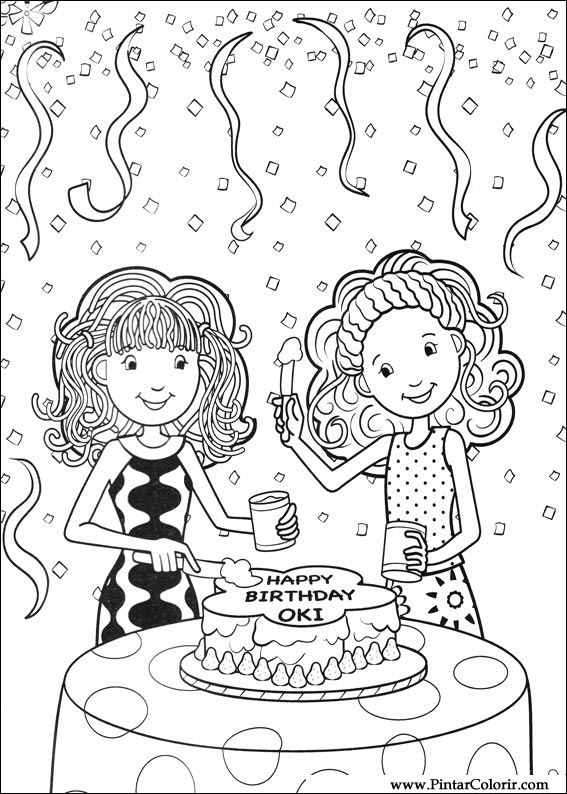 Pintar e Colorir Groovy Girls - Desenho 013