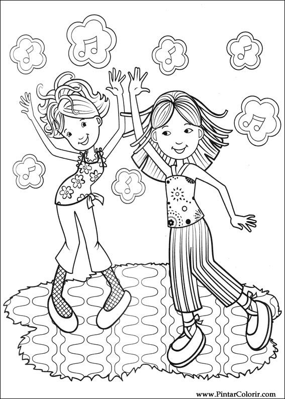 Pintar e Colorir Groovy Girls - Desenho 023