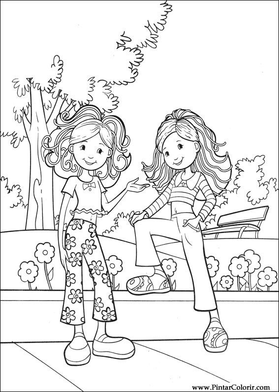 Pintar e Colorir Groovy Girls - Desenho 032