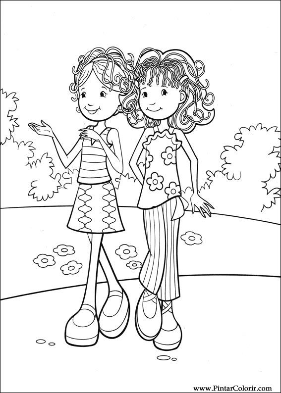 Pintar e Colorir Groovy Girls - Desenho 033