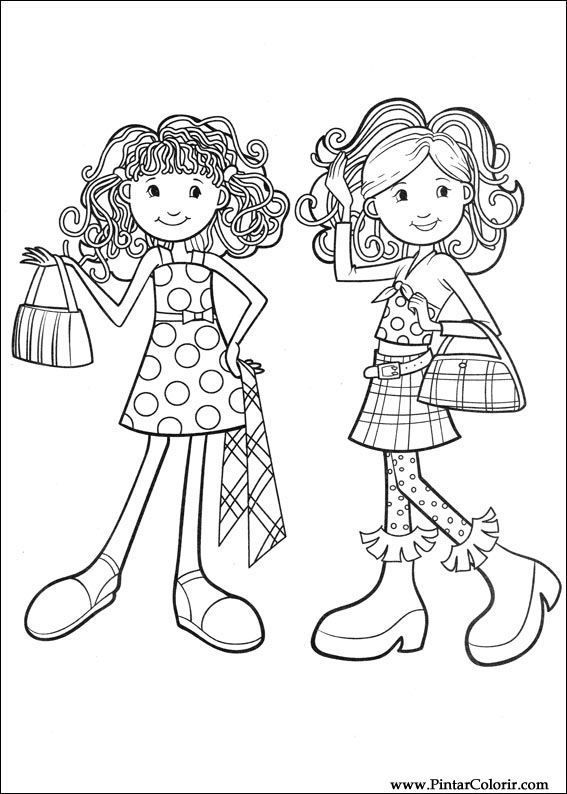 Pintar e Colorir Groovy Girls - Desenho 041