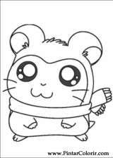 Pintar e Colorir Hamtaro - Desenho 005