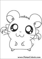 Pintar e Colorir Hamtaro - Desenho 015