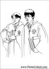 Pintar e Colorir Harry Potter - Desenho 003