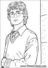 Pintar e Colorir Harry Potter - Desenho 049