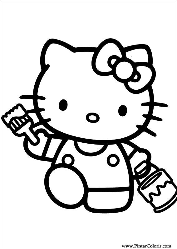 Learn How to Draw Hello Kitty with Heart (Hello Kitty) Step by Step :  Drawing Tutorials