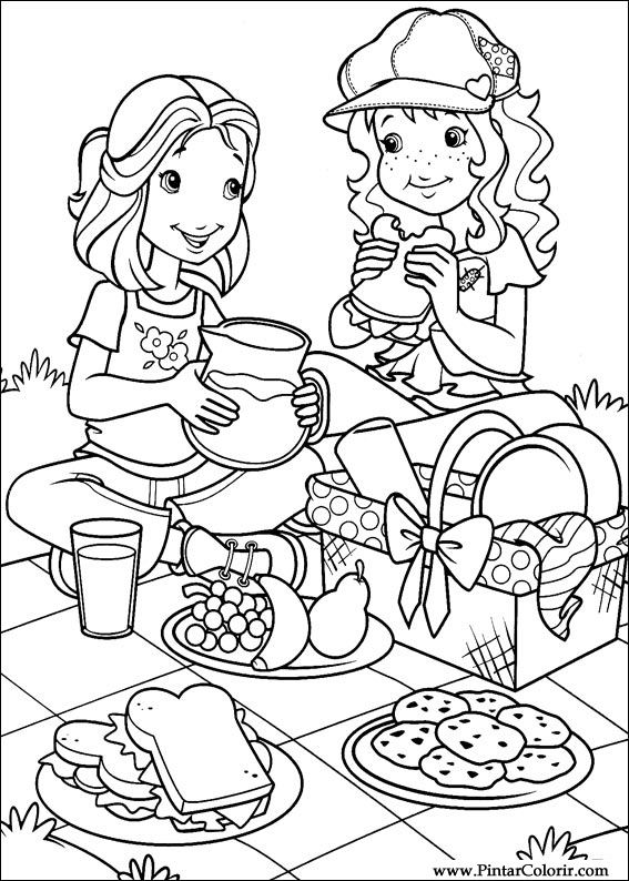 Pintar e Colorir Holly Hobbie - Desenho 004