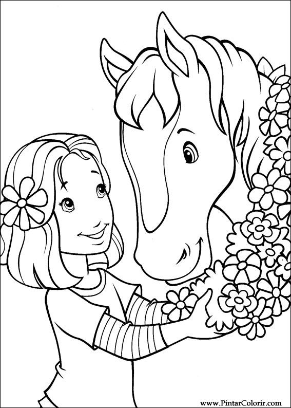 Pintar e Colorir Holly Hobbie - Desenho 010