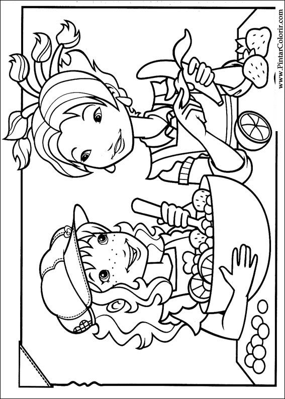 Pintar e Colorir Holly Hobbie - Desenho 016