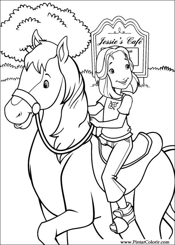 Pintar e Colorir Holly Hobbie - Desenho 035