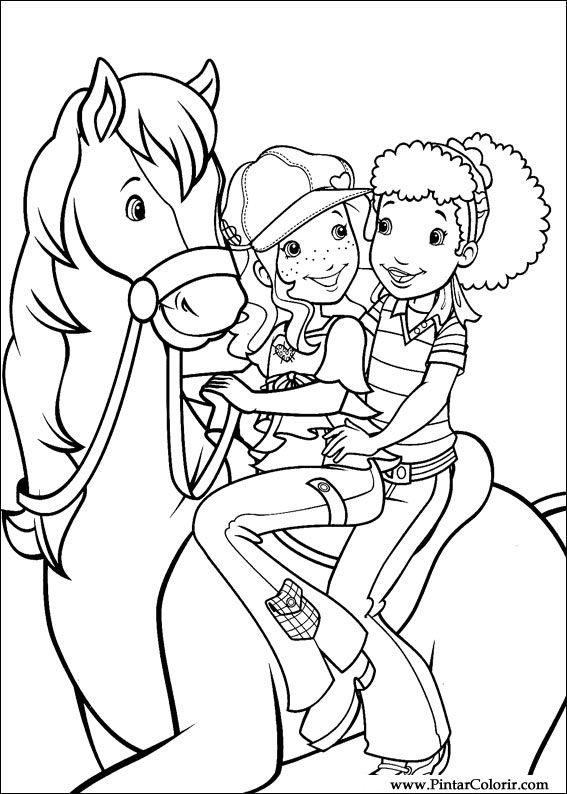 Pintar e Colorir Holly Hobbie - Desenho 036