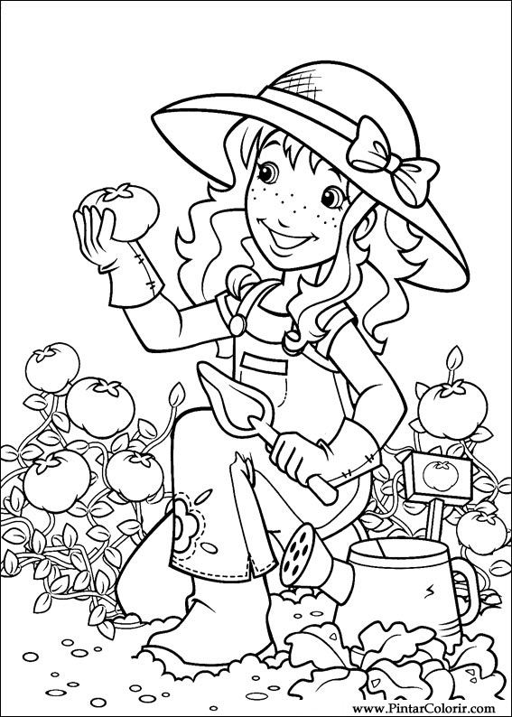 Pintar e Colorir Holly Hobbie - Desenho 037