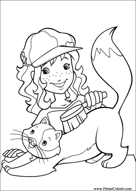 Pintar e Colorir Holly Hobbie - Desenho 040