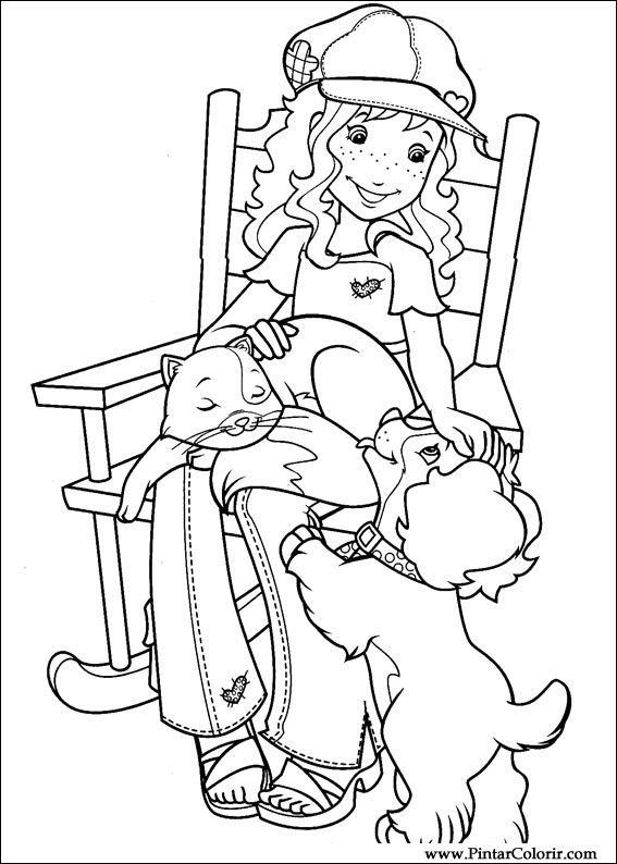 Pintar e Colorir Holly Hobbie - Desenho 041