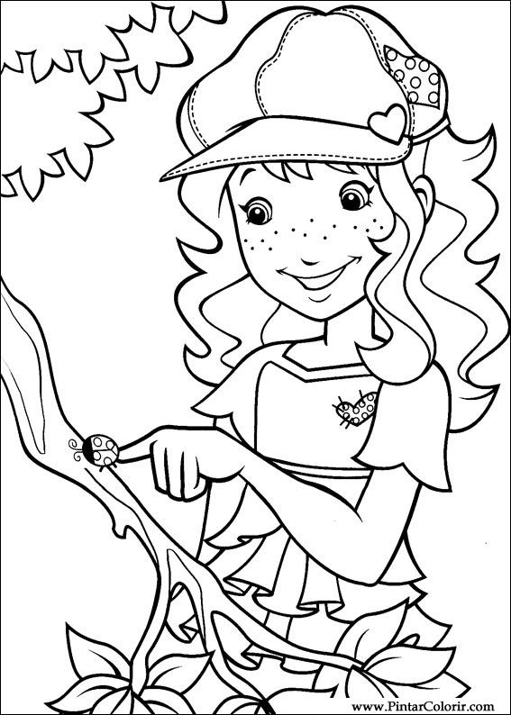 Pintar e Colorir Holly Hobbie - Desenho 042