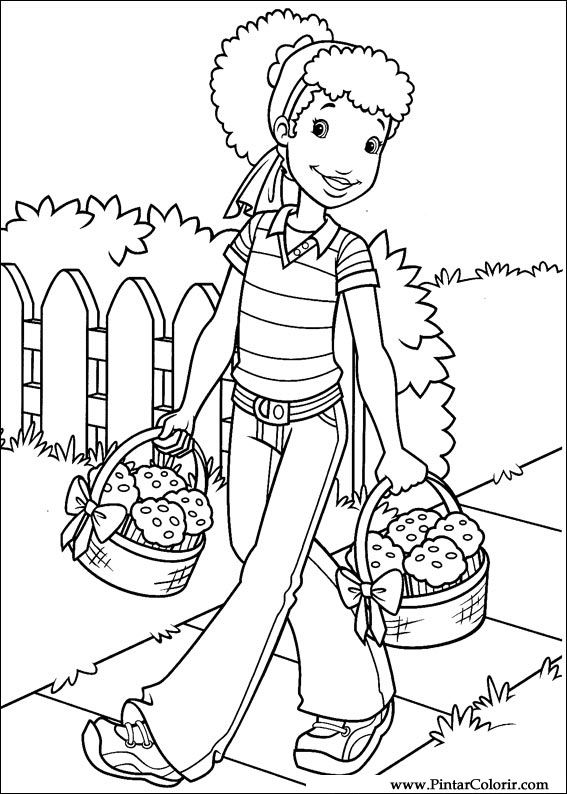 Pintar e Colorir Holly Hobbie - Desenho 044