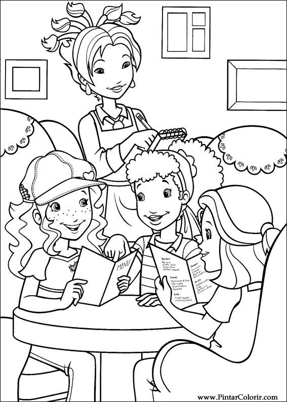 Pintar e Colorir Holly Hobbie - Desenho 050