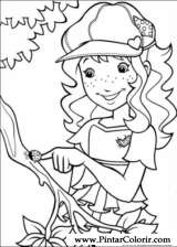 Pintar e Colorir Holly Hobbie - Desenho 042