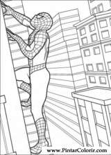 Pintar e Colorir Homem Aranha - Desenho 028