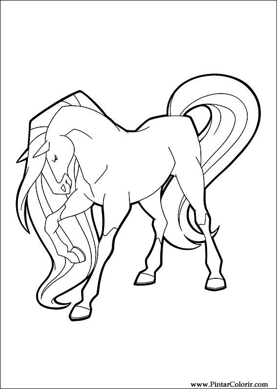 Pintar e Colorir Horseland - Desenho 003