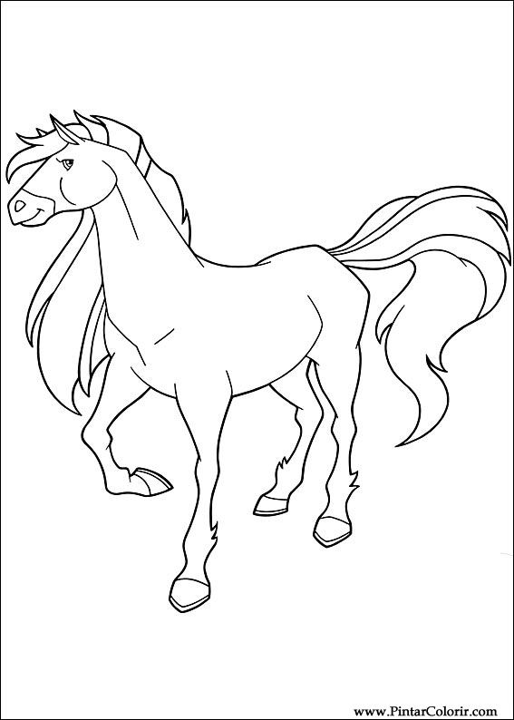 Pintar e Colorir Horseland - Desenho 004