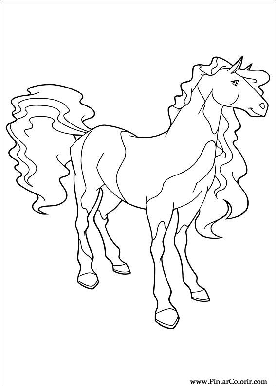 Pintar e Colorir Horseland - Desenho 006