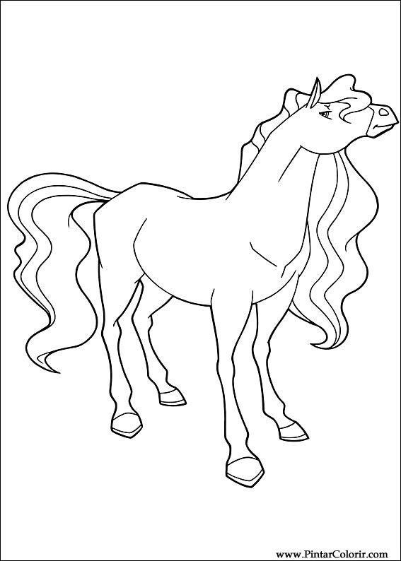 Pintar e Colorir Horseland - Desenho 013