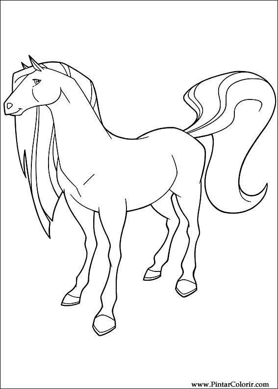 Pintar e Colorir Horseland - Desenho 022