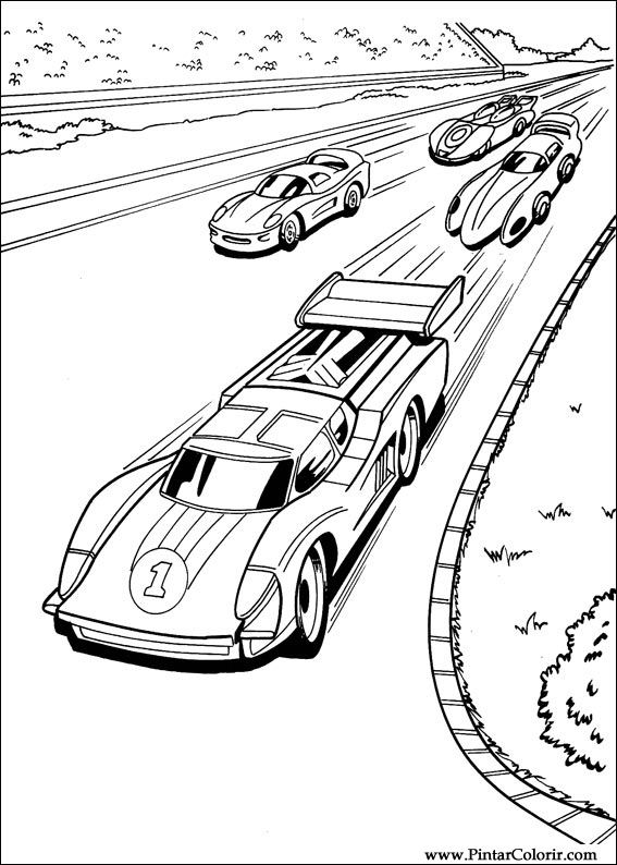 Desenhos de Hot Wheels para Colorir - Colorir.com