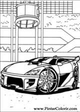 Pintar e Colorir Hot Wheels - Desenho 007