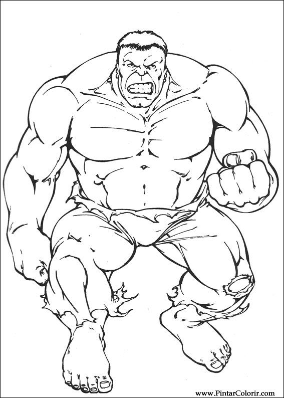 Hulk Coloring Pages For Kids  Free Printables  Kids Art  Craft