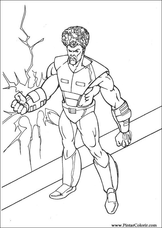 Pintar e Colorir Hulk - Desenho 060