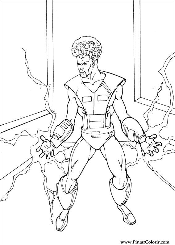Pintar e Colorir Hulk - Desenho 073