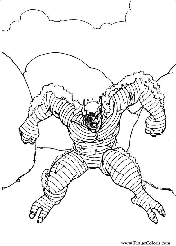 Pintar e Colorir Hulk - Desenho 100