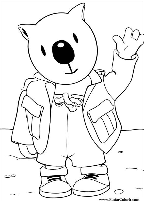 Pintar e Colorir Irmaos Koala - Desenho 002