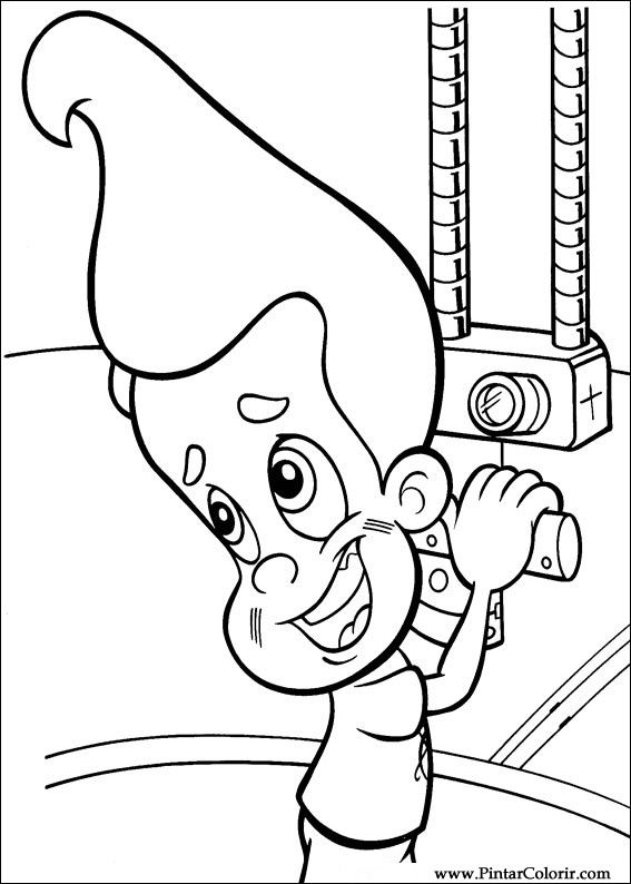 Pintar e Colorir Jimmy Neutron - Desenho 033