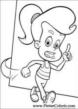 Pintar e Colorir Jimmy Neutron - Desenho 026