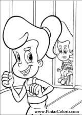 Pintar e Colorir Jimmy Neutron - Desenho 037