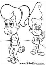 Pintar e Colorir Jimmy Neutron - Desenho 040