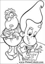 Pintar e Colorir Jimmy Neutron - Desenho 041