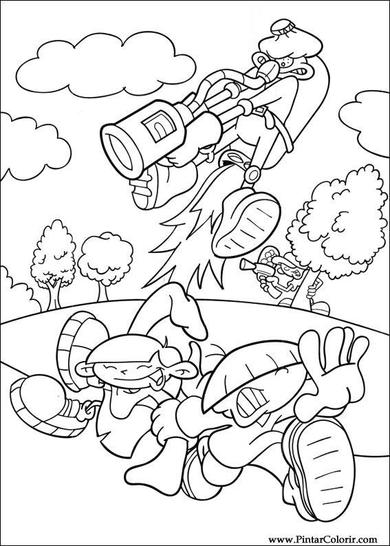 Desenhos Para Pintar e Colorir Kids Next Door - Imprimir Desenho 063