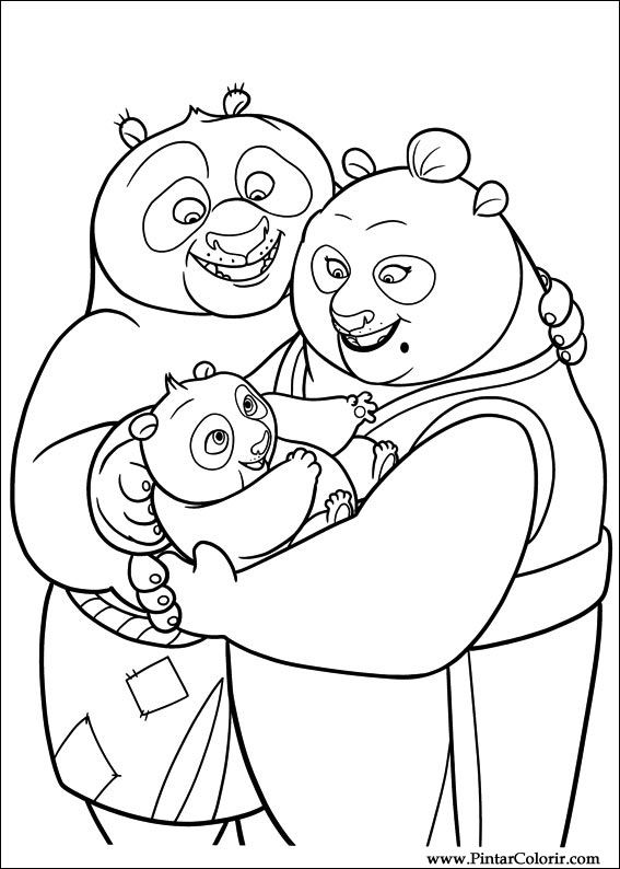 Desenho de Panda para colorir  Desenhos para colorir e imprimir gratis